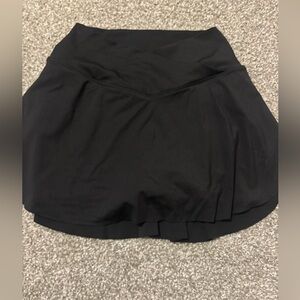 HALARA Elegant Black Golf Skirt